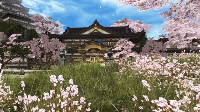 Sakura Isle — the cherry-blossom daily instance you run at endgame